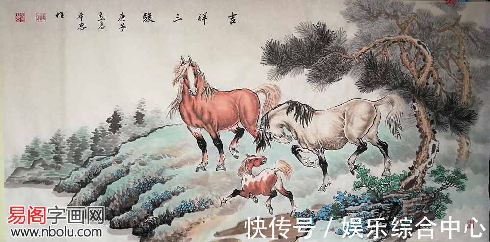 山水田园画&汤希忠的山水田园画:自然质朴苍野厚重