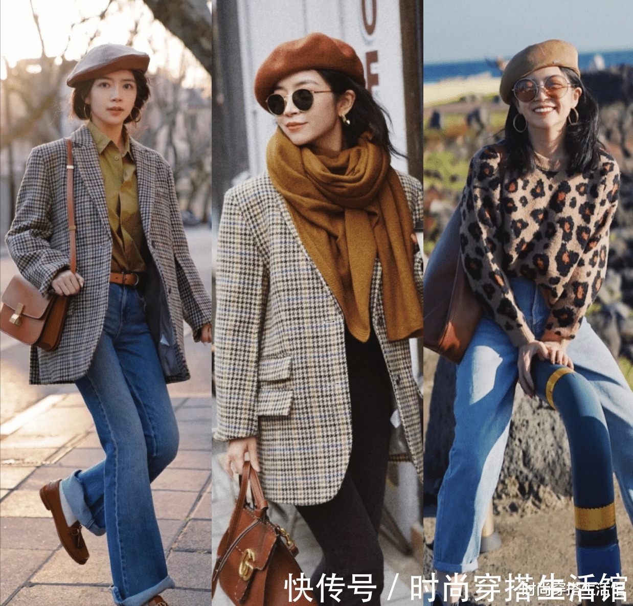 双排扣|降温后,真正有品位的女人,秋天穿衣都会选择这5件单品