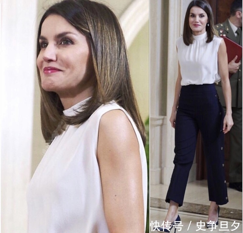 黑白搭,我只服她-西班牙王后!