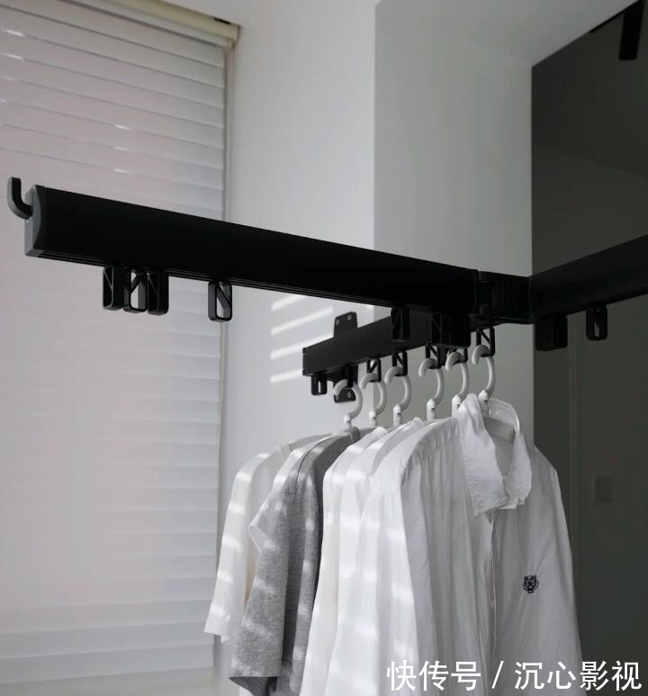 地方|没阳台找不到地方晾衣服?这样设计至少能晾50件衣服