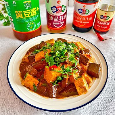 玉米淀粉|鸭血炖豆腐