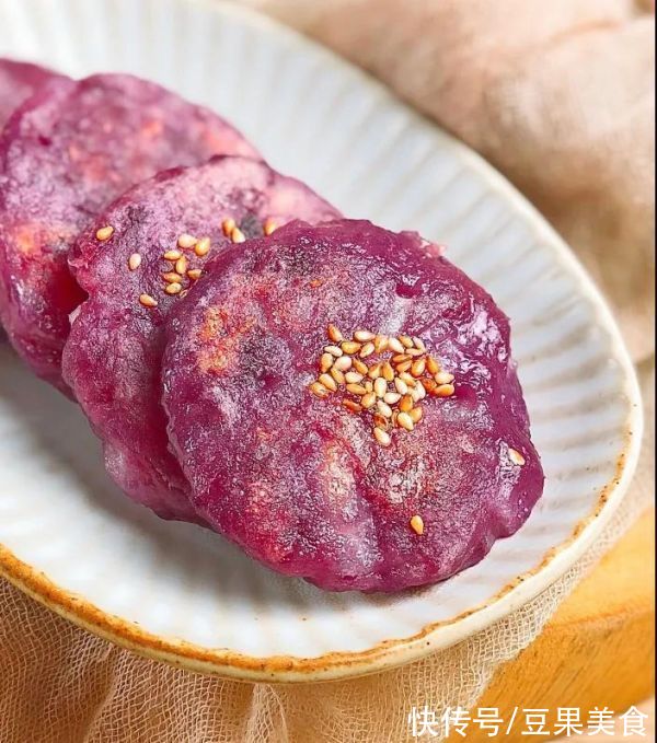 山药泥|吃过这顿紫山药雪梨饼，才算吃过美味