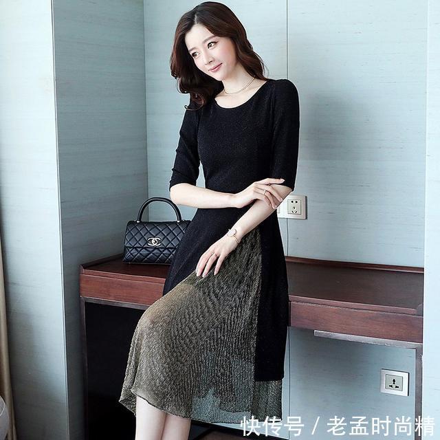 适合30到40岁女士穿的连衣裙，显高显瘦又减龄，很有优雅的气质！