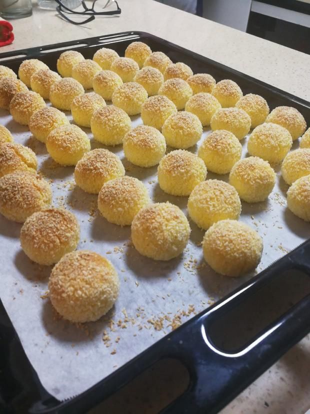 蛋黄椰丝球-君之版（减糖）附快速软化黄油方法
