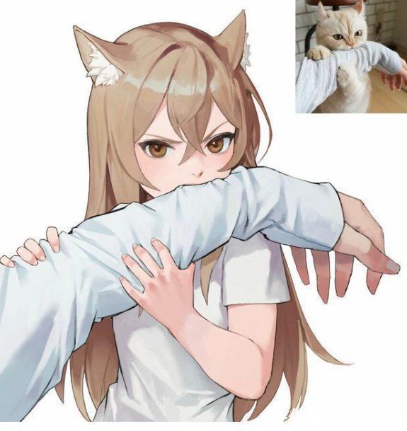 耳朵!网友分享猫耳的不同画法,好怪哦,再看一眼