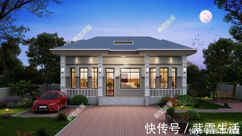 农村|农村盖房高度不能超10米，这样建邻居都点赞，第6套只需20万