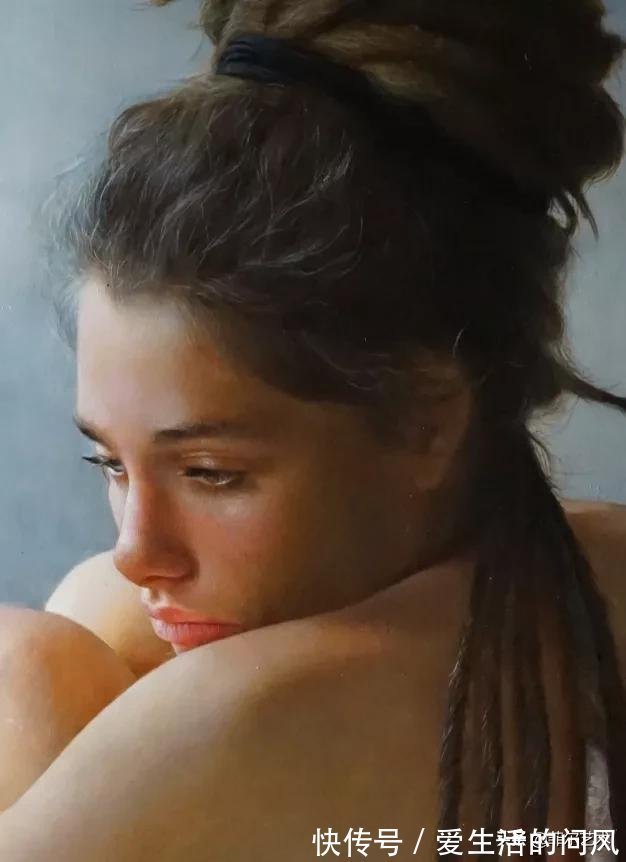 安妮·@法国画家安妮·罗达超高清、超写实人物油画作品欣赏