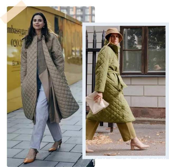 秋冬|普通的羽绒服已经过时了!今秋冬“绗缝棉服”,保暖且不臃肿