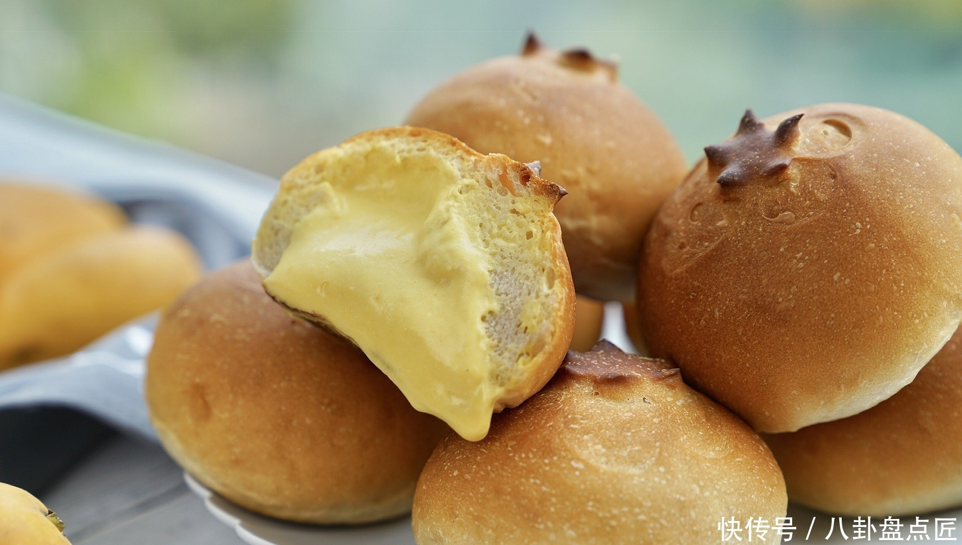 芒果冰心面包的做法