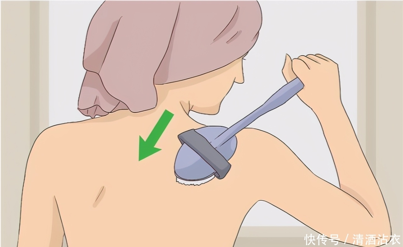 一个人时如何搓背？利用锅铲子只需三步，就能拥有一个牛奶背