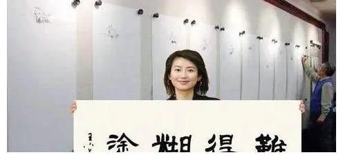 播音主持！央视才女王小丫书功深厚，字如其人一样美，让人感觉很舒服