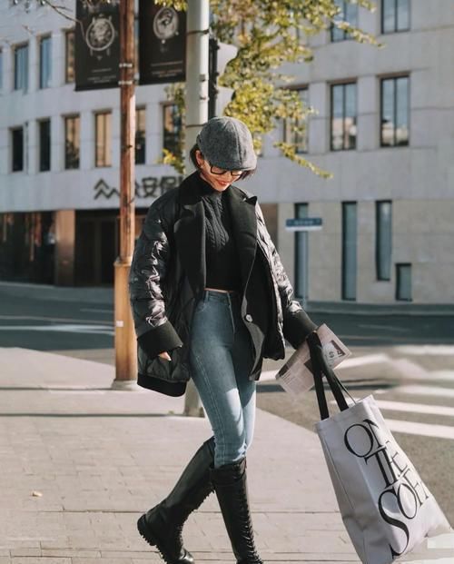 真正有品位的女人，尽量少穿黑裤子！学三木这样穿，时髦又好看