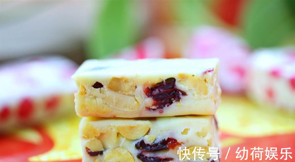 儿子爱吃牛轧糖不用花钱买，自己在家就能做，简单好做无添加