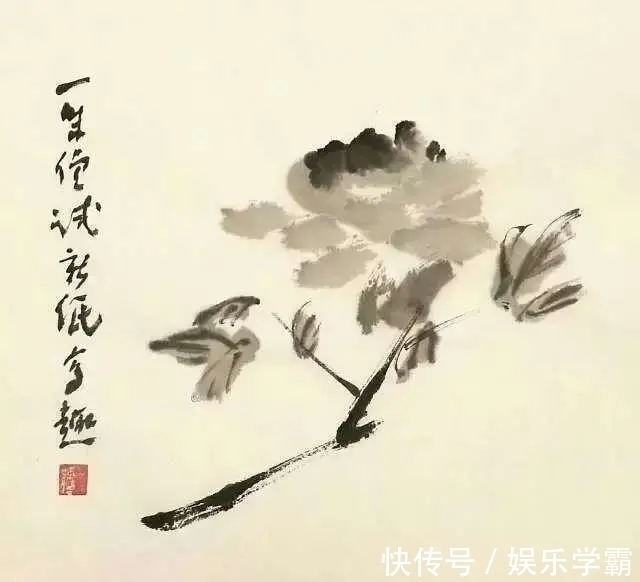 写意花鸟画!有禅意的中国画|一味僧写意花鸟画
