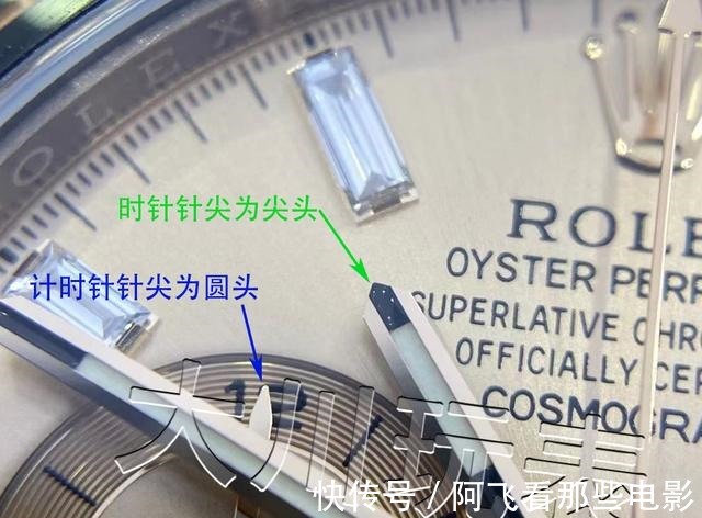 劳力士 劳力士迪通拿如何鉴定真假——指针篇!