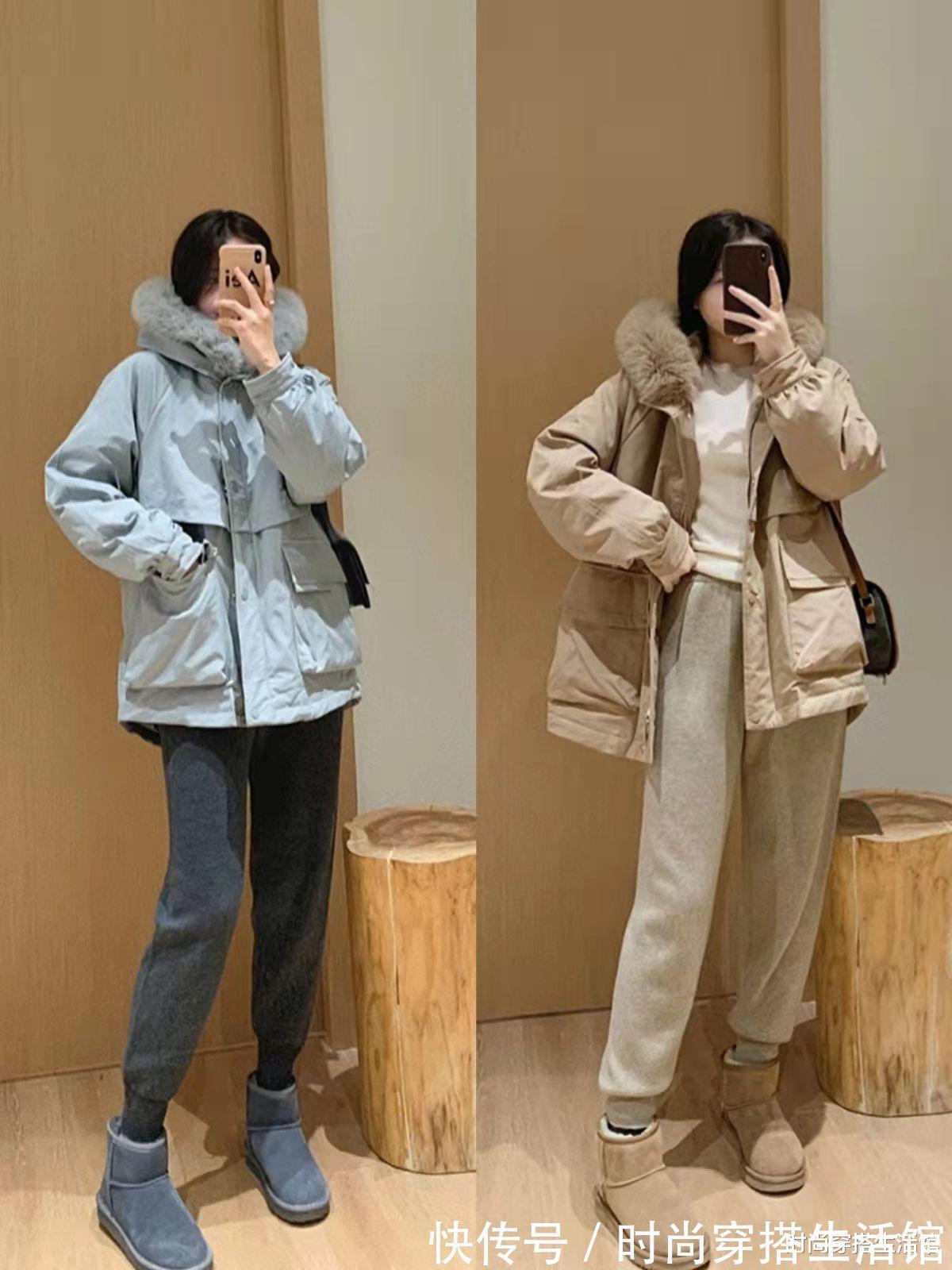 裤子 “羽绒服+阔腿裤”太显胖了,今年试试这4种裤子,保暖时髦又减龄