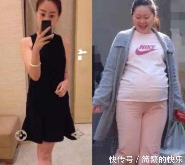 宝妈|准妈晒怀孕前后对比照,差距大的判若两人,网友没事别随便生娃