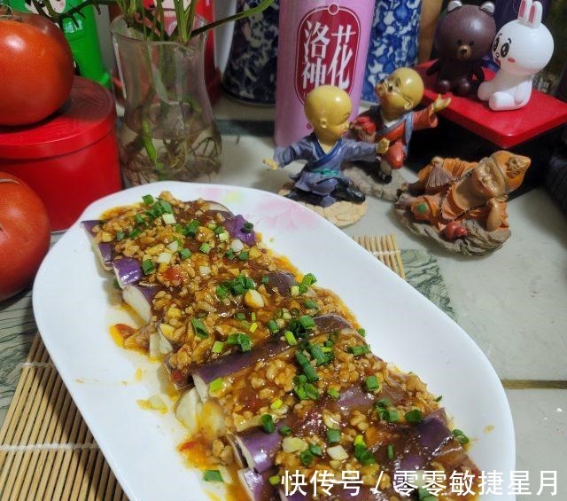 豆瓣酱|肉末蒸茄子,简单易做,妥妥的下饭菜!