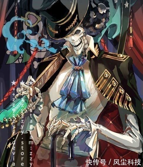 布鲁克|当海贼王主角们穿起制服,娜美身材诱人,山治变成严厉的长官