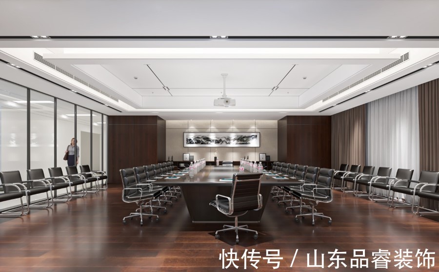 济南新中式办公室|济南中式办公室怎么设计?济南新中式办公室怎么装修?