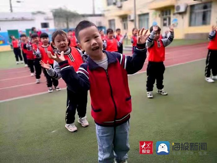 郓城县直机关小学幼儿园开展幼儿韵律操评比活动