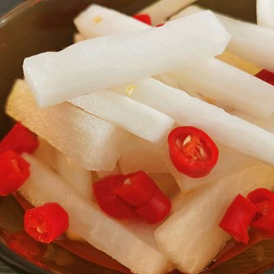 小米辣|酸辣泡萝卜
