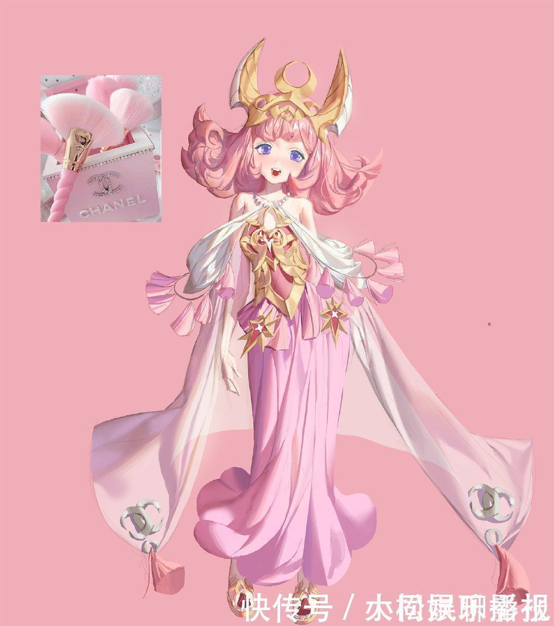 形态@画师绘制物品拟人化,化妆刷变成美少女,运动鞋变黑皮帅哥