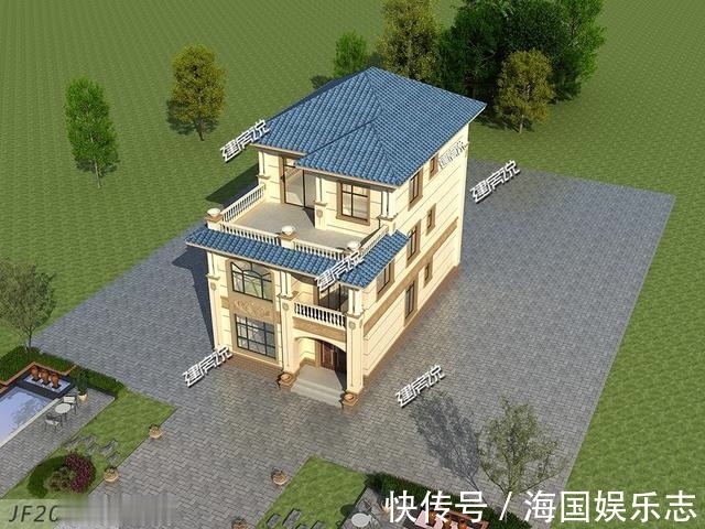 宅基地|小宅基地的赶紧看过来,面宽8米,占地118平建豪宅,太牛了