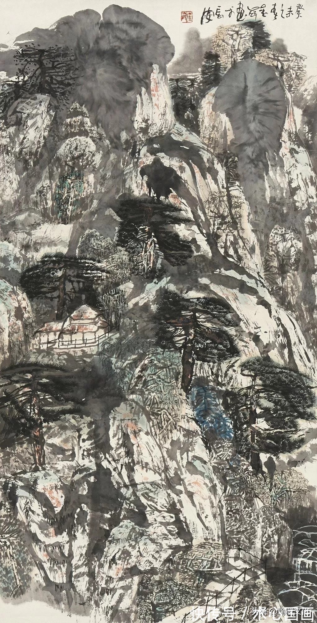 人与画$画家王金岭