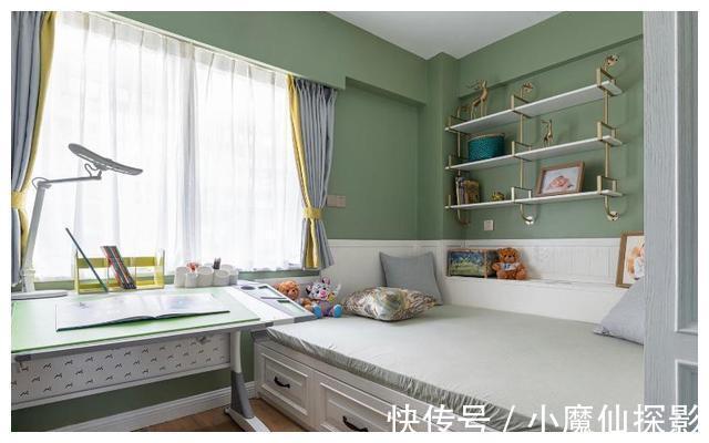 古典|她家的美式风格太好看了,95㎡,每处定格都像一幅画,晒晒!