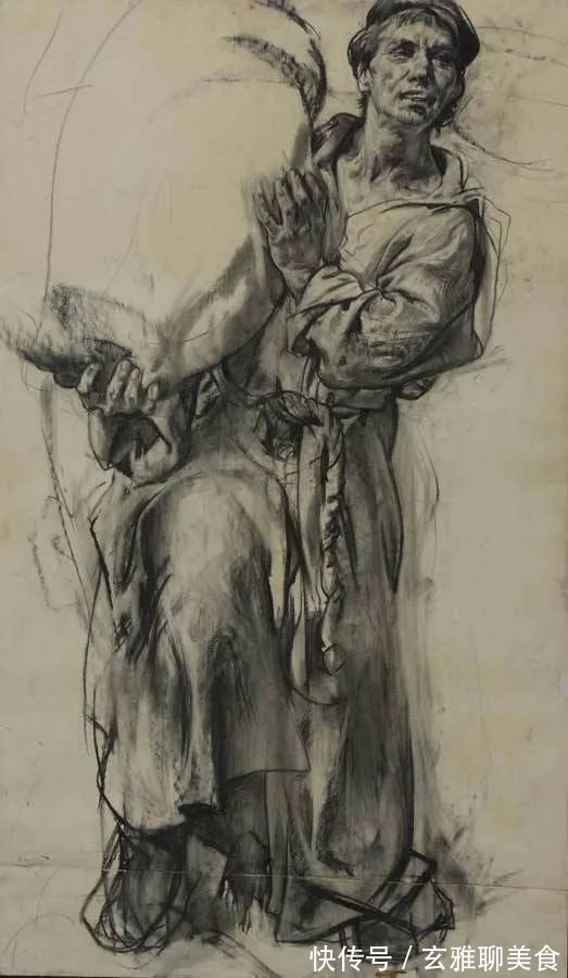 尼古拉&俄罗斯绘画大师级的素描和油画,恰到好处的美