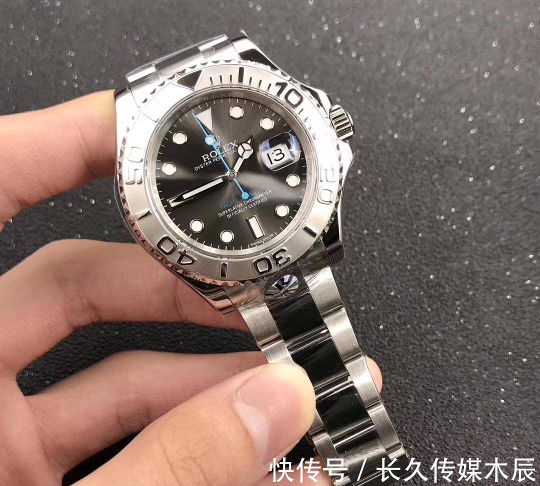 刻度|AR厂劳力士灰盘蓝针游艇复刻表细节工艺怎么样?