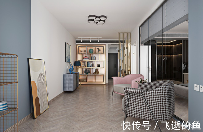 客厅|爆改65m2的小户型,改造的家颜值爆表