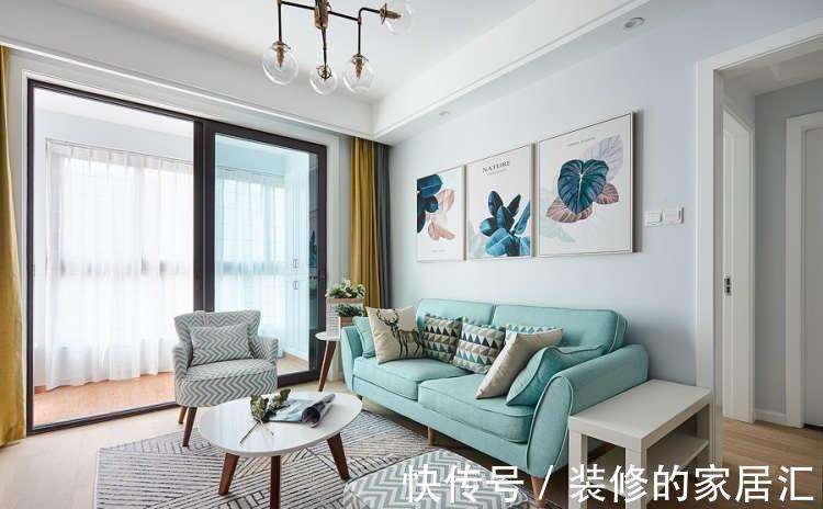 灵动|78平的北欧风小家,清新怡人的配色,让空间都变得灵动起来