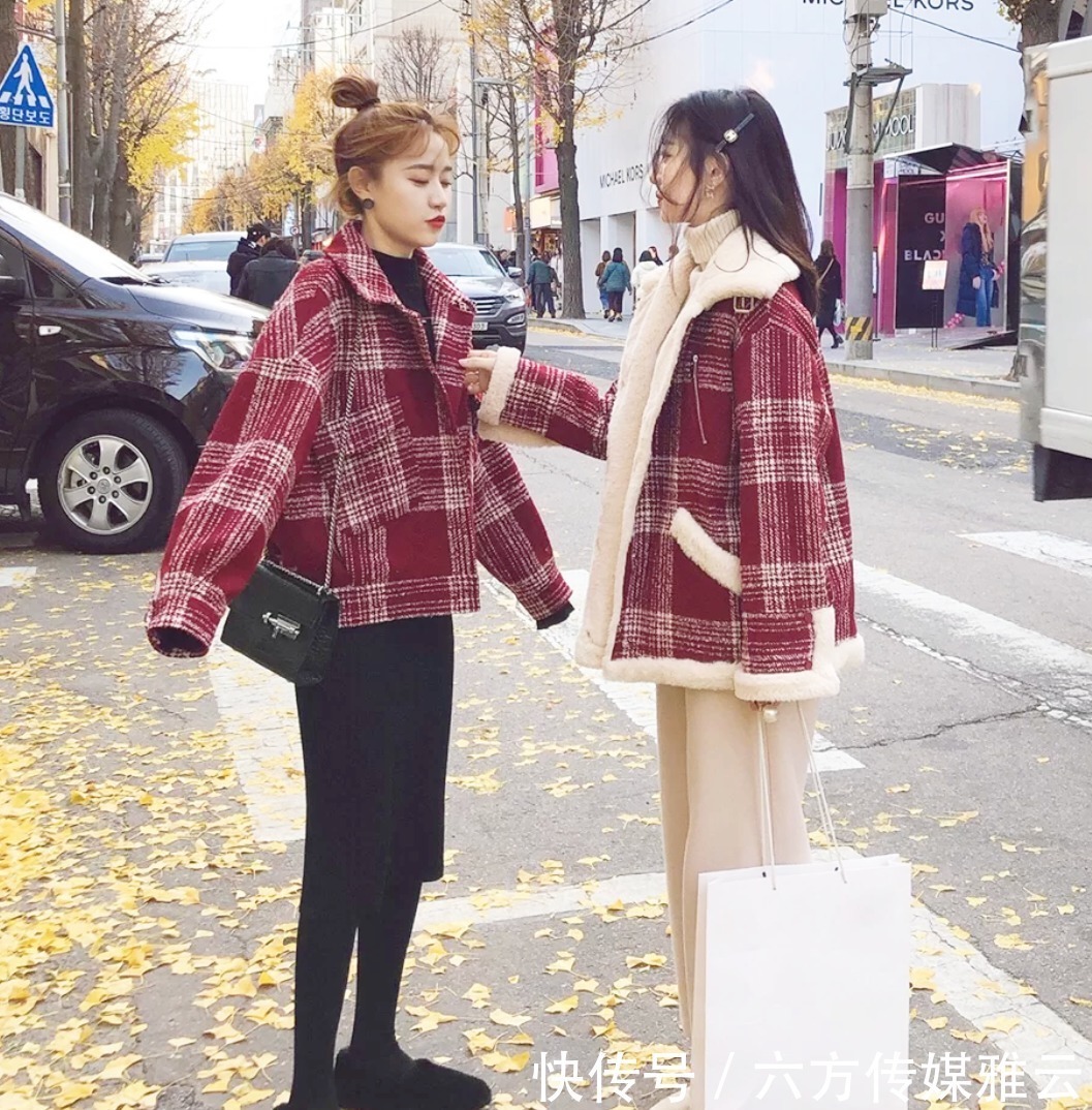 厚外套+半裙,棉服+裤子,冬天这么穿太洋气了