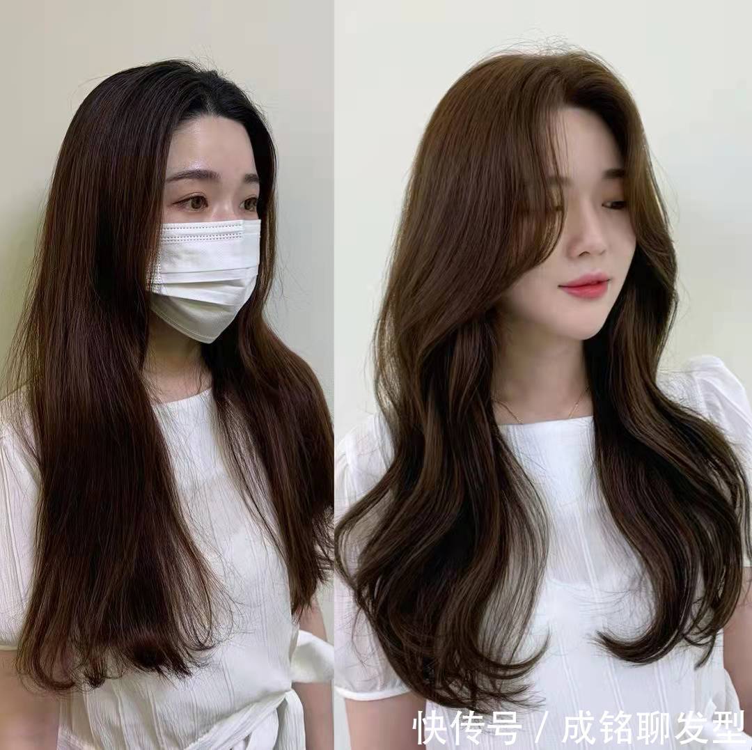 棕色系 漂染好看但太伤头发,今年流行不漂发的发色,洋气显白又有高级感