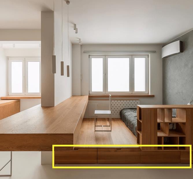 上下铺|别再整什么上下铺了，现在都流行二合一设计，1房5用挤出10㎡收纳