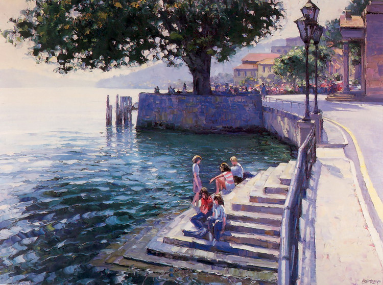 Behrens&美国著名的调色板刀画艺术家Howard Behrens 作品欣赏