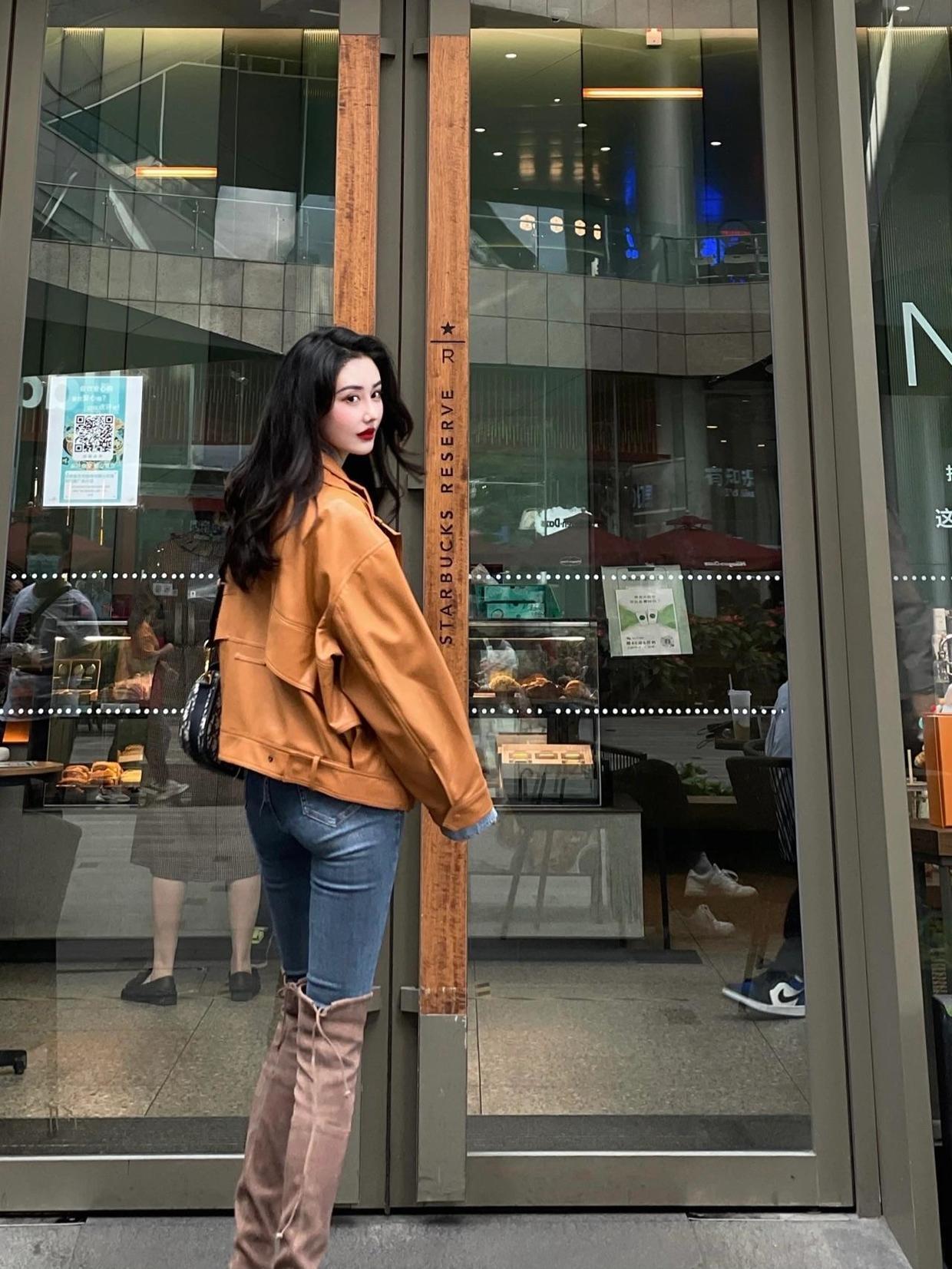 拜拜肉|冬天穿腻了臃肿的羽绒服,不妨试试皮衣吧,酷炫潇洒又百搭