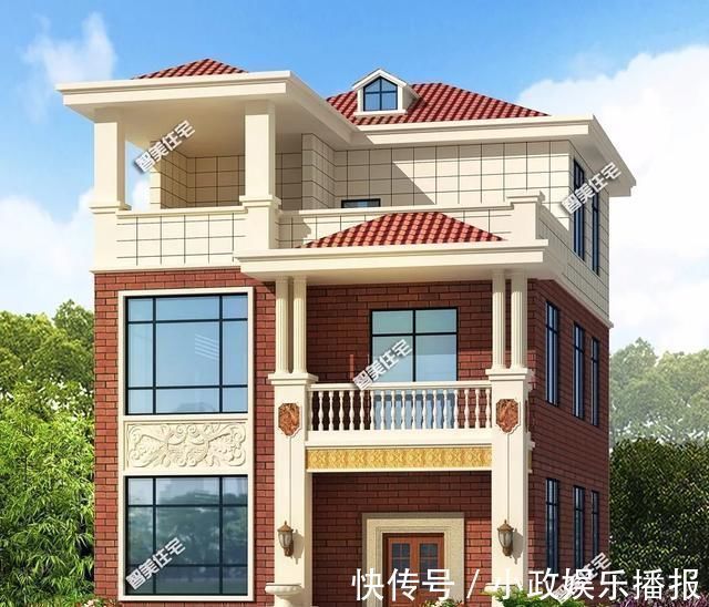 真石漆|宽8-9米左右的别墅，造价30万每栋，孝顺的子女都给爸妈建了