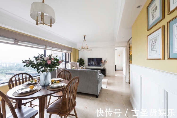 客厅|“独居老人”的蜗居，舒适不失趣味，专门设计的墙漆更是独一无二