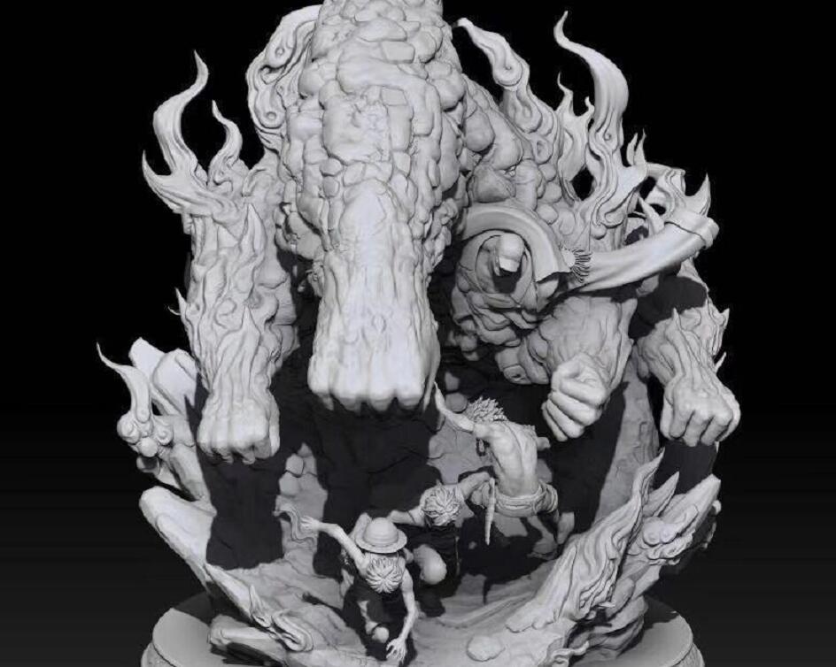 萨博|路飞三兄弟盗版手办,卖1千被炒到3万,主角却是赤犬