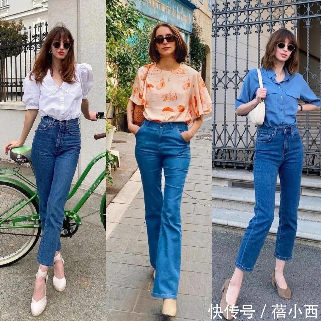 背心|法式牛仔裤怎么搭配?来看看博主的穿搭,照穿分分钟成为街拍达人
