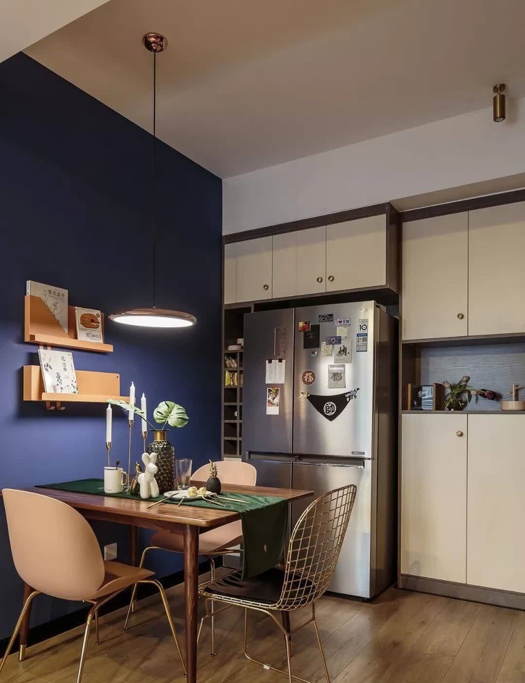 墙面|小户型难设计?看她如何将60㎡混搭小两居变得宽敞、时尚又温馨