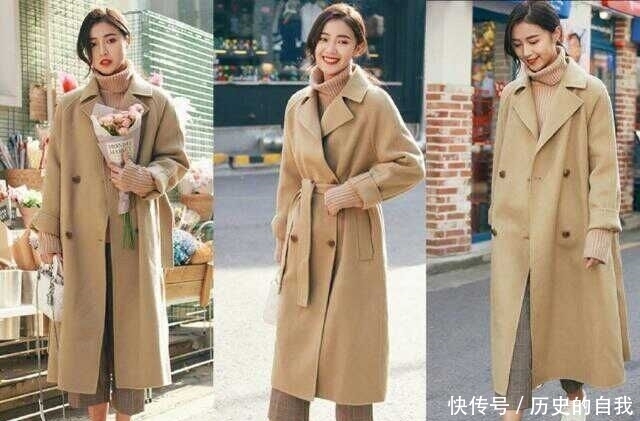 慢慢|穿上了长大衣+阔腿裤,你会慢慢发现这样的搭配有多美!