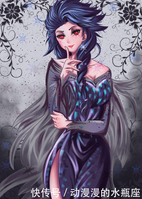 茉莉公主|以黑暗方式打开迪士尼,躲过了蓝瓜怪白雪公主,却被吸血艾莎惊艳