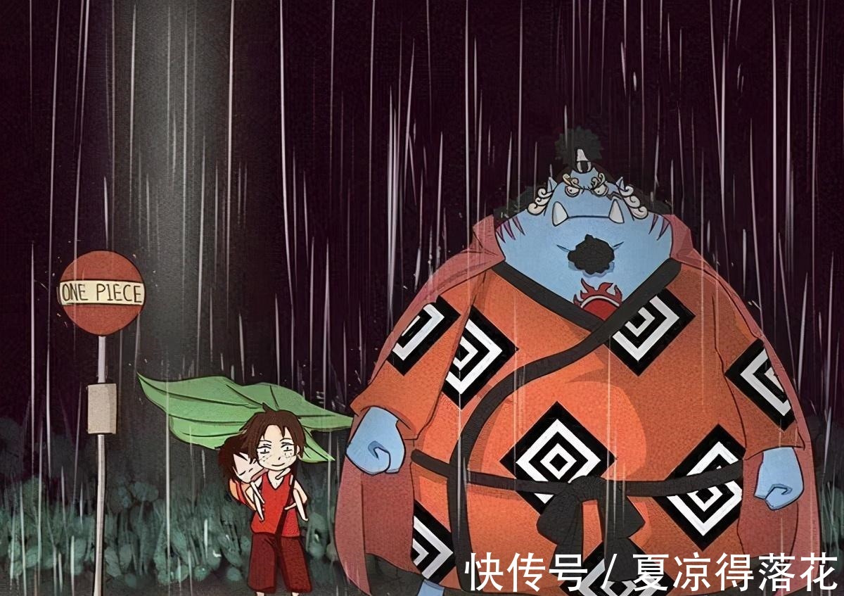 路飞|海贼王与《龙猫》混搭,真的有点别扭,山治看到会难受吧