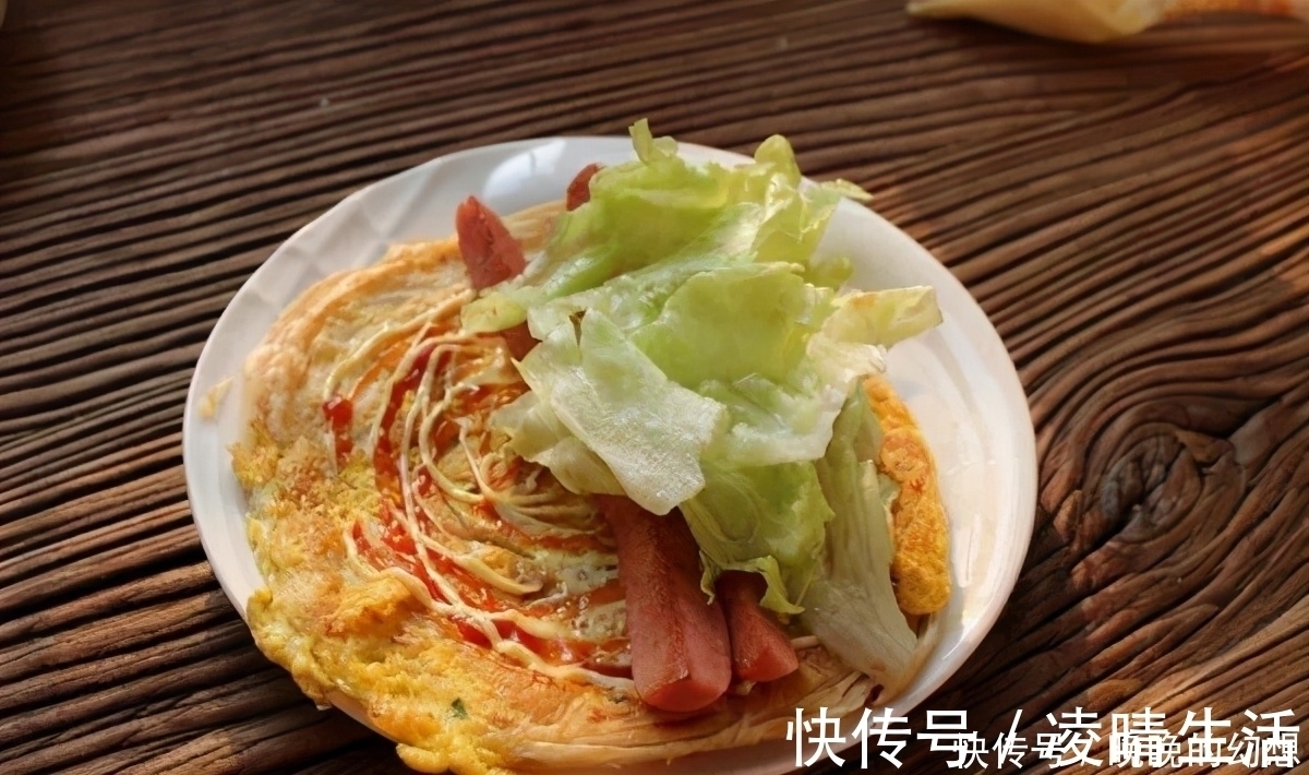 真正的懒人早餐饼，5分钟就出锅，做一次半月不起早，全家喜欢吃