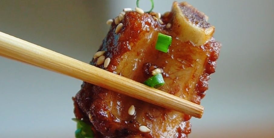 香甜|糖醋排骨想吃自己做，无油更健康，简单这样做，香甜不腻孩子爱吃