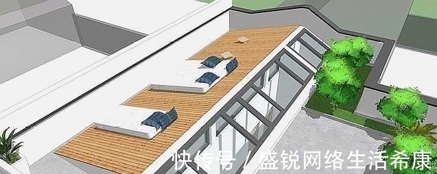 钢化玻璃|五居室一层别墅，阳光房的设计形式，第一张效果图就迷住我了